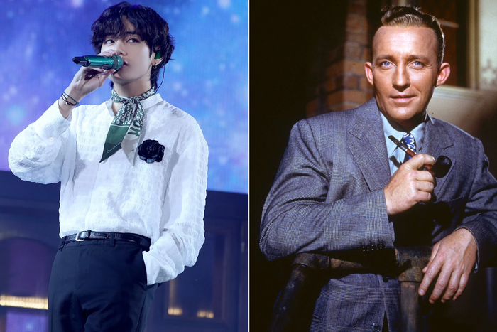 V và nam nghệ sĩ quá cố Bing Crosby