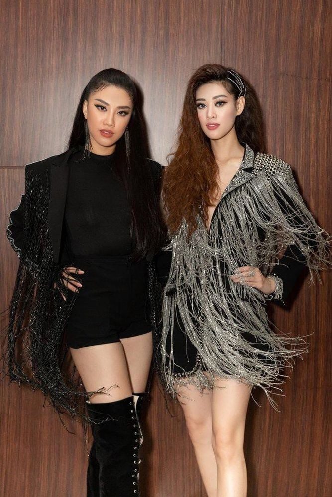 Kim Duyên - Khánh Vân từng vướng tin đồn bất hòa. (Ảnh FBNV)