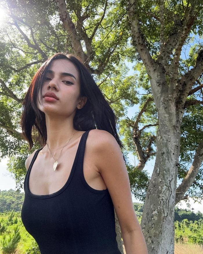 Mỹ nhân lai Tây 24 tuổi hiện là người mẫu, diễn viên. (Ảnh FBNV)