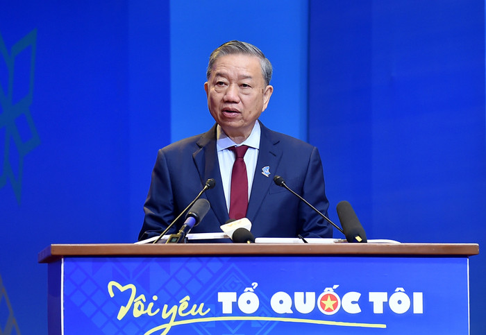 Tổng Bí thư tin tưởng, tuổi trẻ Việt Nam sẽ không ngừng vươn lên - Ảnh: VGP/Đức Tuân 