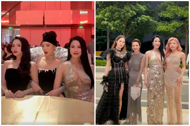 Diệp Lâm Anh chia sẻ ảnh chụp cùng một số 'người quen'. (Ảnh chụp màn hình)