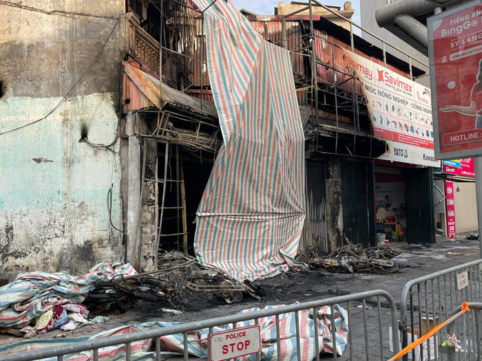 Hình ảnh mới nhất về hiện trường vụ cháy