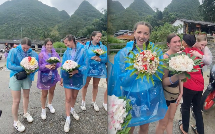 Du khách Tây 'choáng' với món quà độc lạ từ các anh xe ôm ở Hà Giang Ảnh 2