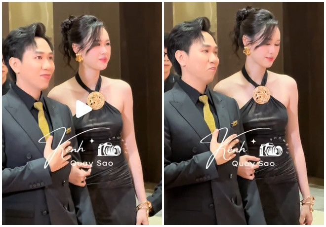 Anh Phạm tỏ thái độ khó chịu lúc bị đọc nhầm tên tại sự kiện. (Ảnh Kênh quay sao)