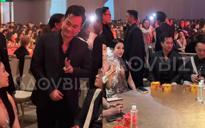 Showbiz 24h: Khoảnh khắc Diệp Lâm Anh được chồng cũ, bạn thân của chồng cũ là diễn viên Anh Tuấn đến ngồi cùng bàn tiệc đang gây 'sốt' cõi mạng. Ảnh: TikTok saovbiz