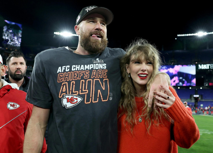 Taylor Swift luôn có mặt để cổ vũ cho các trận đấu của bạn trai.