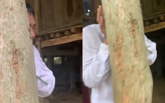 Ngày con gái theo chồng, bố âm thầm ôm cột nhà khóc gây sốt mạng xã hội Ảnh 2