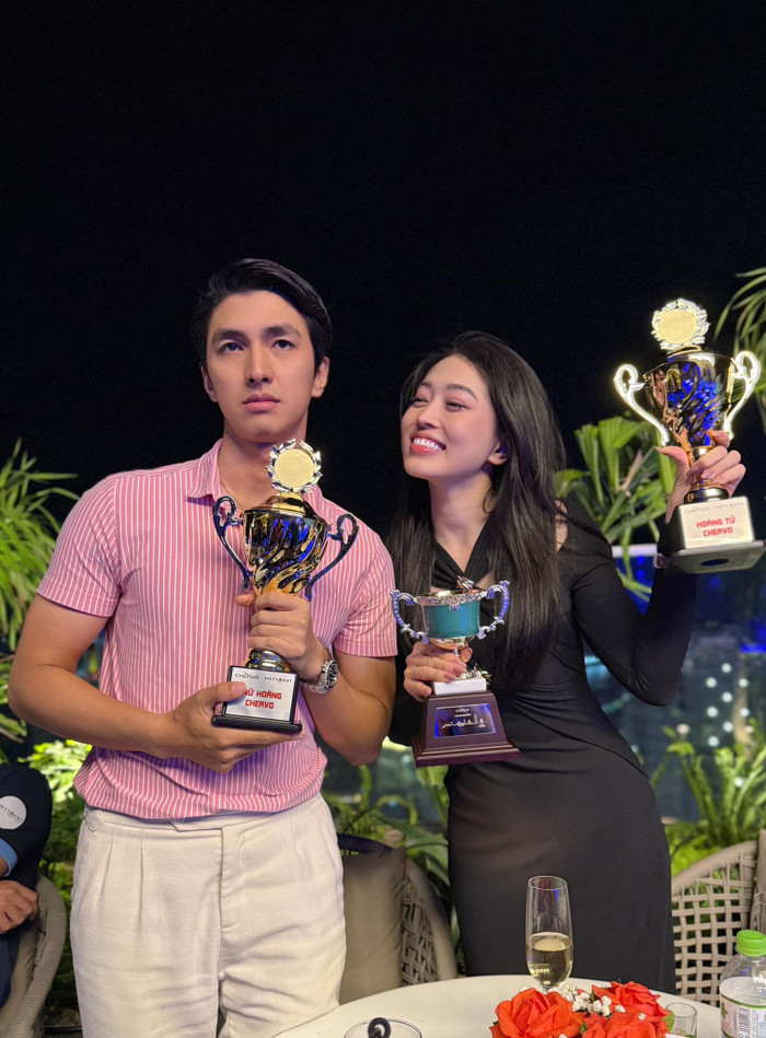 Vợ chồng á hậu Phương Nga đạt nhiều thành tích tốt với bộ môn golf.