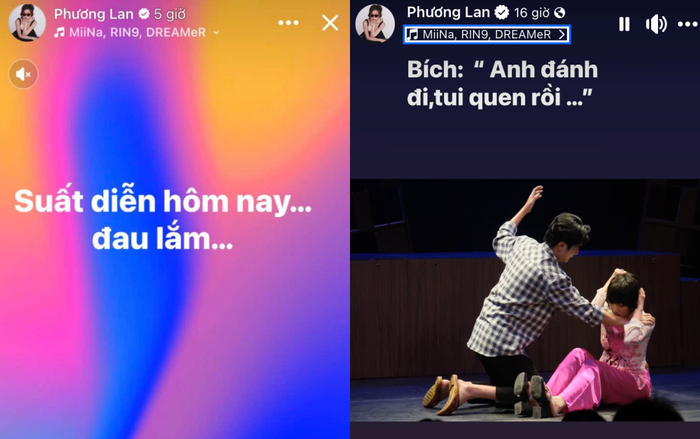 Phương Lan liên tục đăng đàn đầy ẩn ý sau khi xác nhận chia tay với Phan Đạt. (Ảnh: Chụp màn hình FBNV)