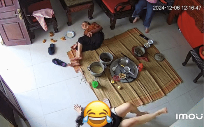 Khoảnh khắc cười ngả nghiêng của cụ bà 95 tuổi có gì mà khiến 2,5 triệu người xem đi xem lại? Ảnh 2