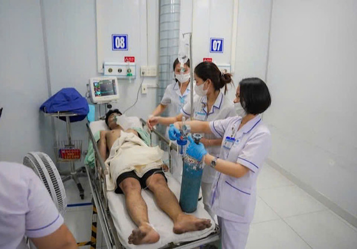 Các nạn nhân trong vụ cháy đang được điều trị tích cực.