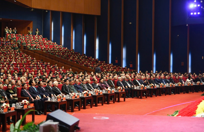 Các vị đại biểu tham dự buổi lễ - Ảnh: VGP/Nhật Bắc