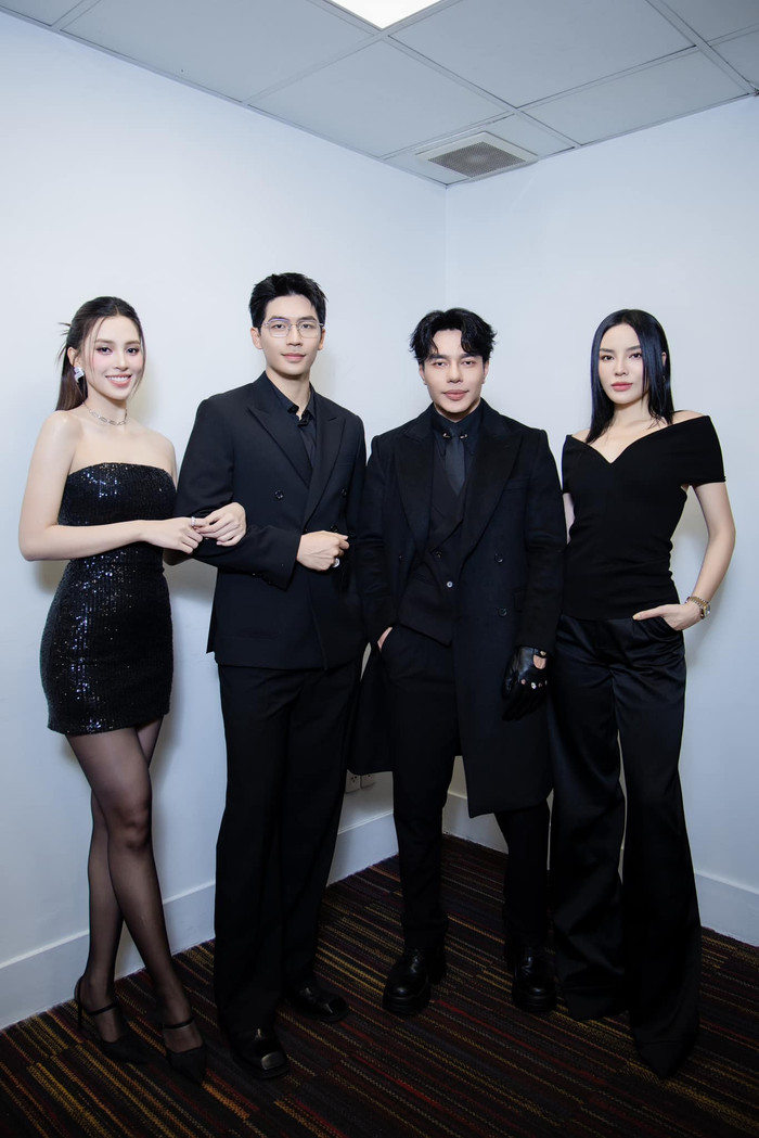 Phim điện ảnh ra mắt dịp Tết 2025 của Trấn Thành còn có Hoa hậu Tiểu Vy, Kỳ Duyên, Quốc Anh. (Ảnh FBNV)