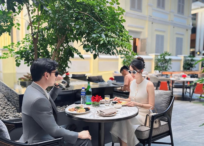 Đặng Thu Thảo đã cùng chồng đi công tác nước ngoài vào tháng 11 năm nay. Ảnh: Instagram dangthuthao91