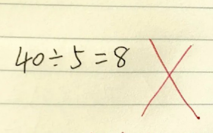 Bài toán '40:5=8' bị chấm sai, mẹ xấu hổ sau khi tìm gặp cô giáo đòi giải thích Ảnh 2