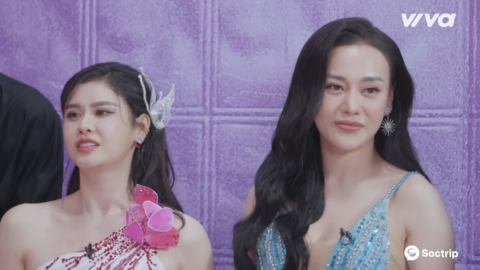 Phương Oanh xuất hiện tại Bước Nhảy Hoàn Vũ để thay thế Trương Quỳnh Anh phải rời khỏi chương trình vì lý do sức khoẻ. Ảnh: Chụp màn hình