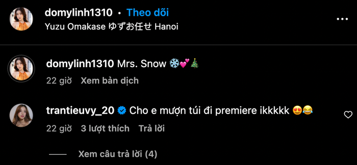Tiểu Vy ngỏ ý mượn túi xách hàng hiệu của đàn chị đi dự sự kiện. (Ảnh chụp màn hình)