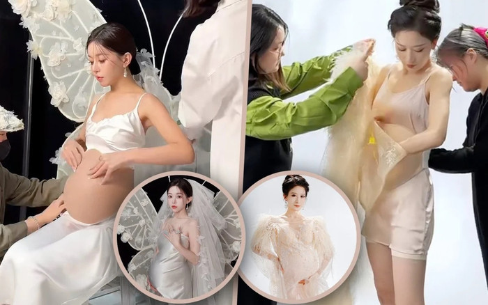 Trào lưu chụp ảnh với bụng bầu giả của các cô gái độc thân Ảnh 2