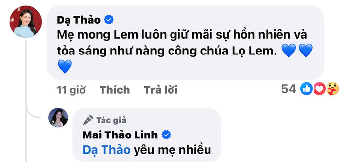 Màn tương tác của 2 mẹ con được nhiều khán giả yêu thích. Ảnh: Chụp màn hình
