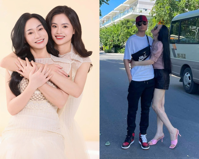 Quách Thu Phương thân thiết với các con như những người bạn. Ảnh: FBNV