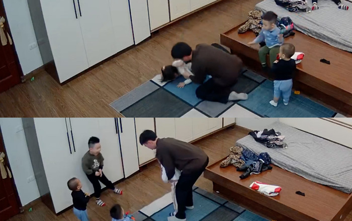 Người mẹ 5 con ở Hà Nội phát hoảng khi xem lại camera trong phòng ngủ Ảnh 2