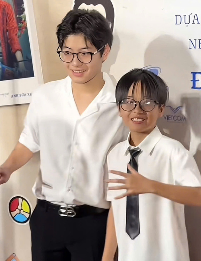 Lâm Vỹ Dạ và Hứa Minh Đạt đưa con đi đóng phim chung