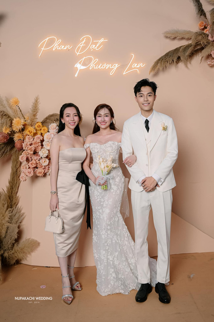 Thu Trang cũng từng tham dự đám cưới của Phương Lan - Phan Đạt hồi năm 2023. (Ảnh: FBNV)