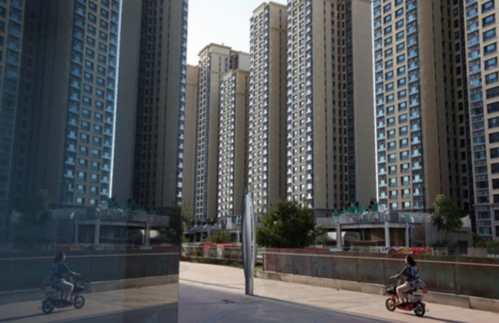 Theo thông báo của nhân viên, số nước tiêu thụ tại căn hộ 1502, tòa nhà CC3 thuộc khu dân cư Happy Life là 1987 số. Ảnh Toutiao.