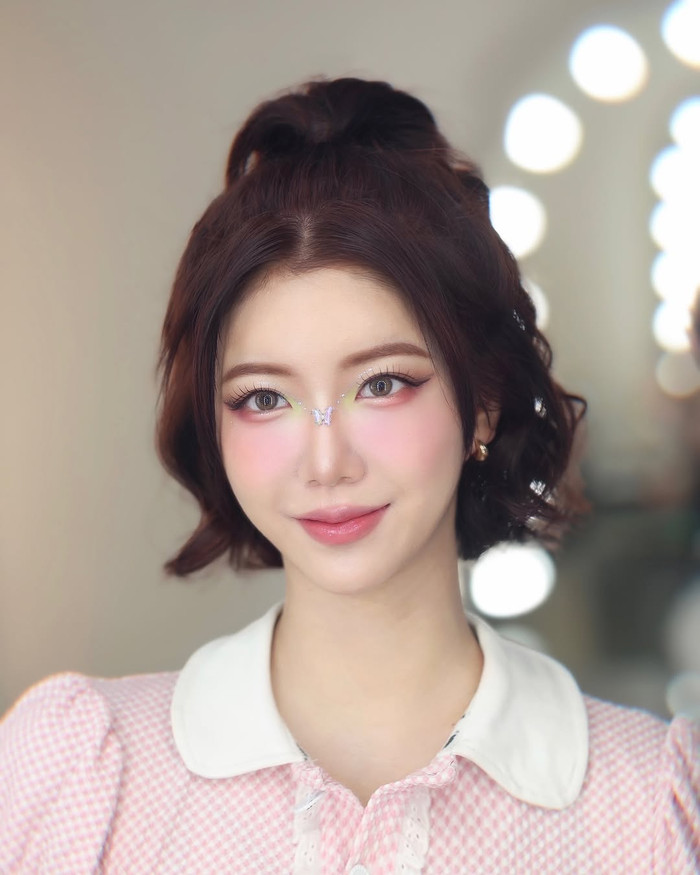 Hooyeon khoe cận visual xinh đẹp trước khi bước vào đêm Latinh trong chương trình Bước Nhảy Hoàn Vũ. Ảnh: Instagram hooyexni