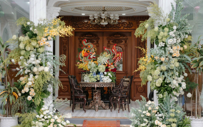 Đám cưới gây sốt Tiền Giang: Màn trao quà hồi môn hé lộ cơ ngơi nhà gái khiến ai cũng xuýt xoa Ảnh 2