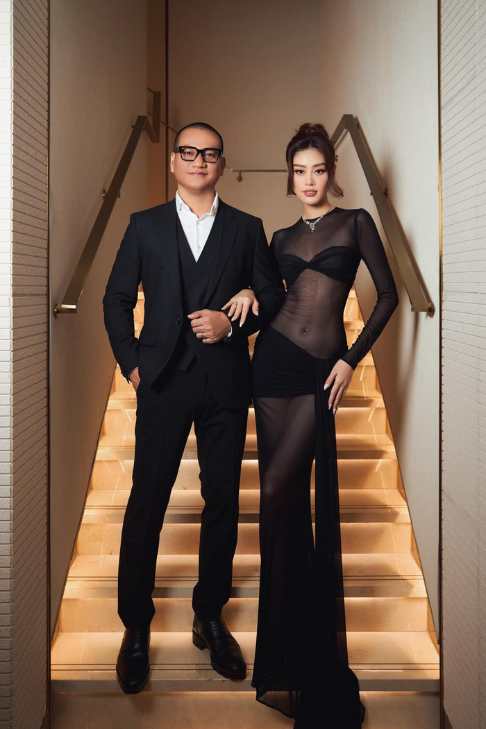 Sau khi kết hôn, Hoa hậu Khánh Vân và nhiếp ảnh gia Nguyễn Long luôn xuất hiện tình tứ cùng nhau tại các sự kiện. (Ảnh: FBNV)