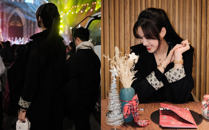 Hoa hậu Đỗ Thị Hà bị nghi đi hẹn hò lãng mạn cùng bạn trai thiếu gia nhân dịp Giáng sinh. (Ảnh: FBNV)