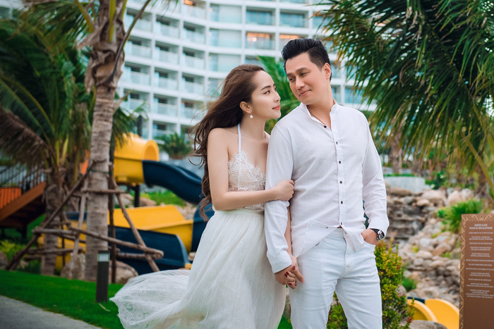 Quỳnh Nga - Việt Anh nhiều lần vướng tin hẹn hò. (Ảnh FBNV)