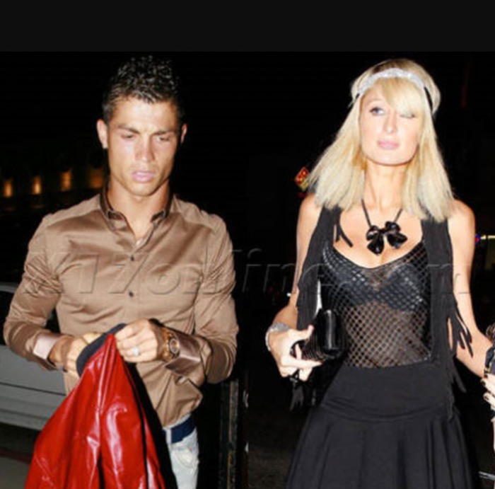Paris Hilton bị đồn thổi là 'tình một đêm' của Ronaldo. (Ảnh tổng hợp)