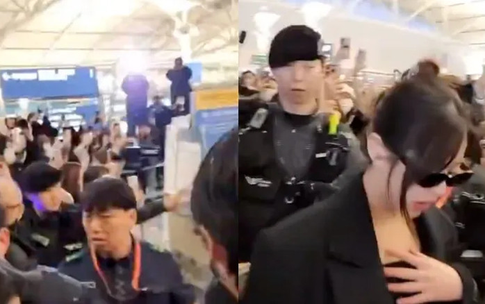 Nữ ca sĩ khó thở khi bị khán giả vây kín tại sân bay, nhiều người lên tiếng chỉ trích Ảnh 2