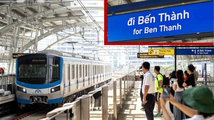 Cụm 'for Ben Thanh' tại tuyến Metro Bến Thành - Suối Tiên khiến dân mạng bàn luận rôm rả