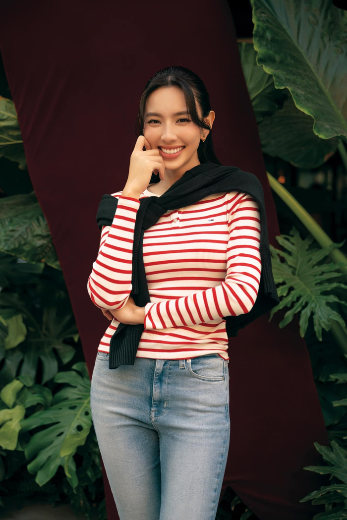 Thùy Tiên nói cô sắp xếp công việc hợp lý để cân bằng cuộc sống. (Ảnh: FBNV)