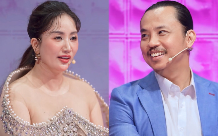 Khánh Thi yêu cầu Chí Anh thực hiện phần 'hỏi nhanh, đáp gọn' để xem còn ăn ý với nhau nữa không.
