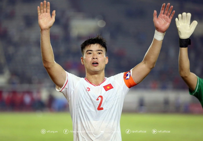 Đội trưởng Duy Mạnh đã đúng khi cảnh báo trận bán kết lượt về không dễ cho tuyển Việt Nam. Ảnh: VFF