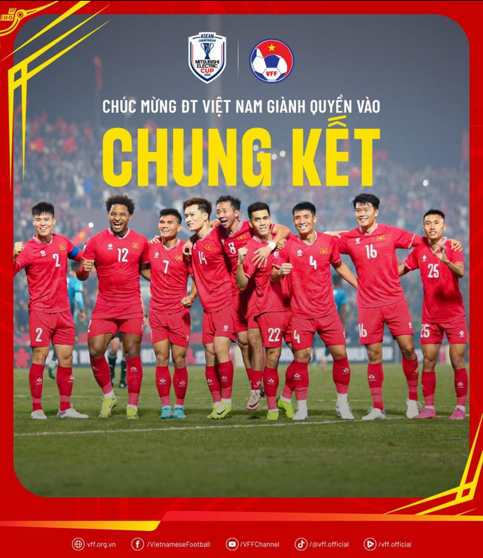 Tuyển Việt Nam muốn gặp Thái Lan ở chung kết AFF Cup 2024. Ảnh: VFF