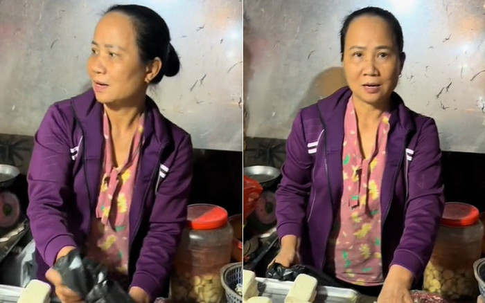 Người mẹ không nhận ra con trai về thăm nhà. (Ảnh cắt từ video)