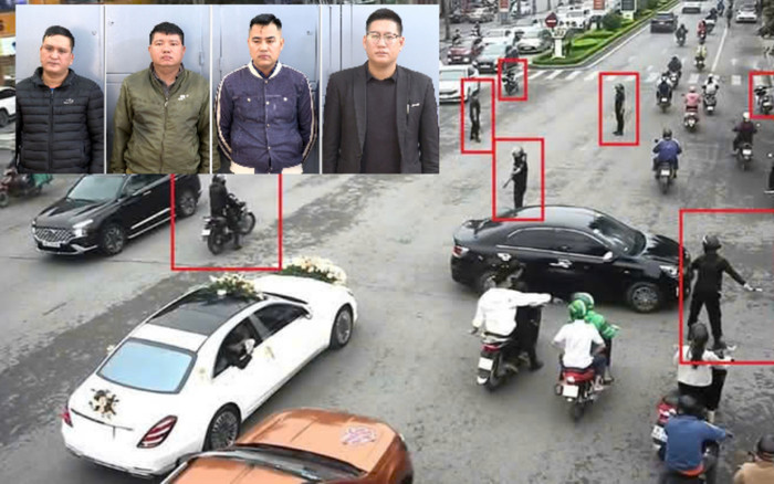 Khởi tố vụ án nhóm vệ sĩ mặc đồng phục 'điều tiết giao thông' để phân luồng cho xe đám cưới ở Thanh Hóa Ảnh 2