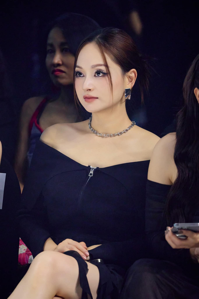 Lan Phương toát ra thần thái đầy cuốn hút khi tham gia một show thời trang diễn ra ở Hà Nội. Ảnh: FBNV