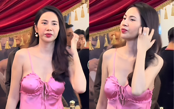 Thủy Tiên - vợ Công Vinh hở bạo, lộ điểm nhạy cảm khiến dân tình đỏ mặt Ảnh 2