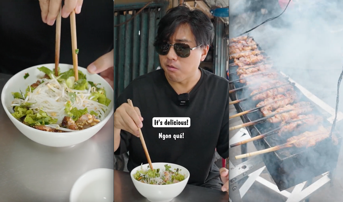 Du khách Hàn không ngừng khen ngợi món ăn. Ảnh: @nangnamkr