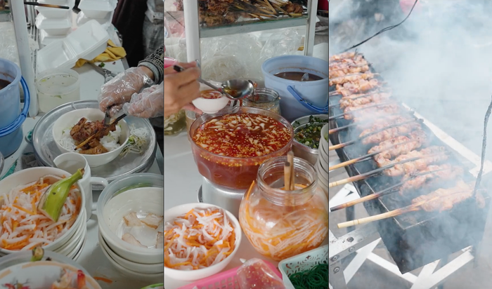 Món bún thịt nướng hấp dẫn của người dân Việt Nam. Ảnh: @nangnamkr