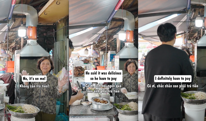 Cô chủ quán hào sảng không lấy tiền vì 'lần đầu gặp'. Ảnh: @nangnamkr