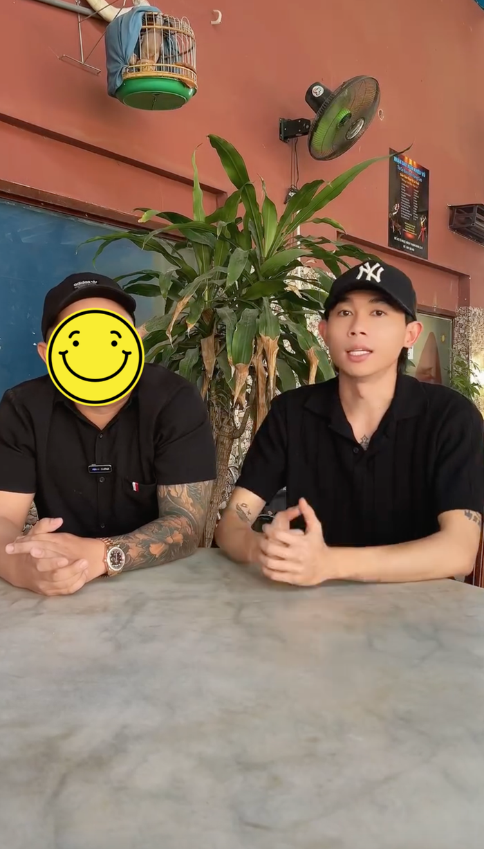 Diễn viên Hồng Thanh gặp trực tiếp người tung tin trốn nợ. Người này khẳng định mọi thông tin chia sẻ trong bài viết chỉ là hiểu lầm. (Ảnh: FBNV)