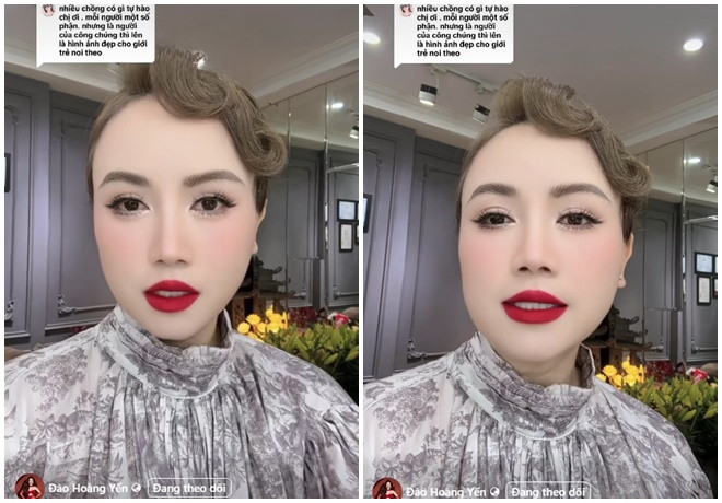 Hoàng Yến bị mỉa mai vì lấy 5 người chồng. (Ảnh chụp màn hình)