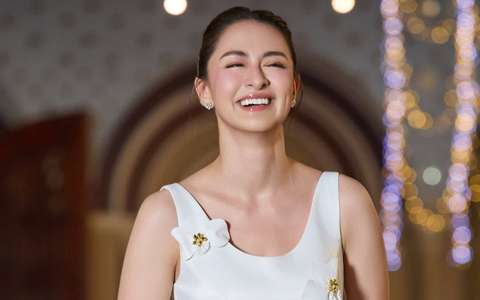 'Mỹ nhân đẹp nhất Phillippines' Marian Rivera đẹp rực rỡ trong lễ kỉ niệm 10 năm ngày cưới Ảnh 2